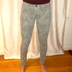 Women’s True Religion skinny floral print jeans